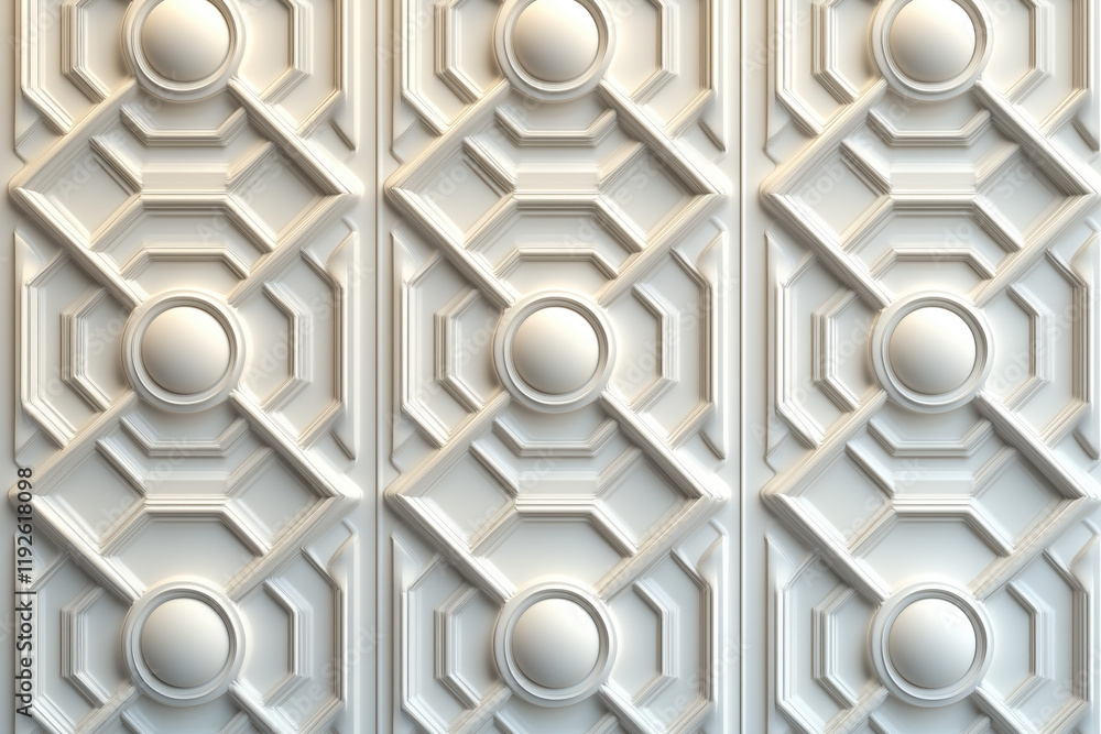 Poster sophisticated classical 3d pattern. ancient ornament. background image. created with generative ai t