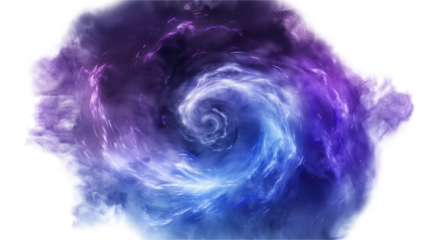 Mystical Spiral Nebula in Cosmic Colors