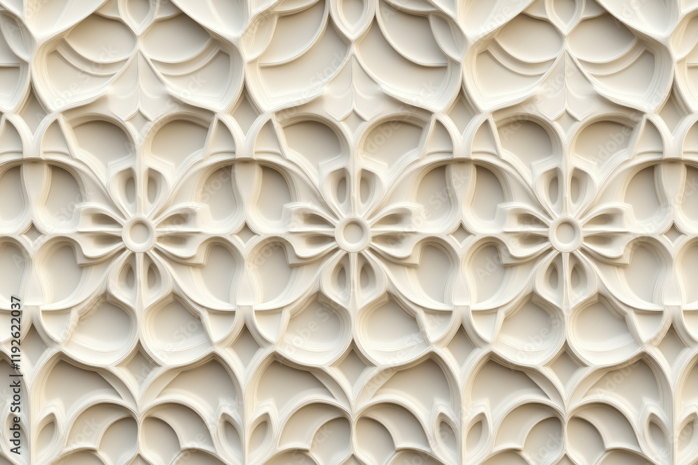 Poster sophisticated classical 3d pattern. ancient ornament. background image. created with generative ai t