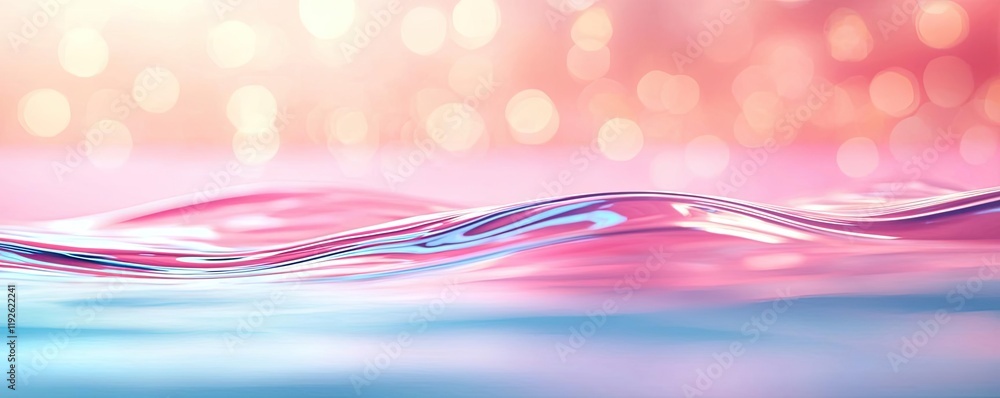 Poster blurred abstract background idea. serene ripple patterns on water surface reflecting soft pastel col
