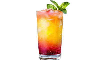 Layered Sunset Cocktail: A Vibrant Summer Drink