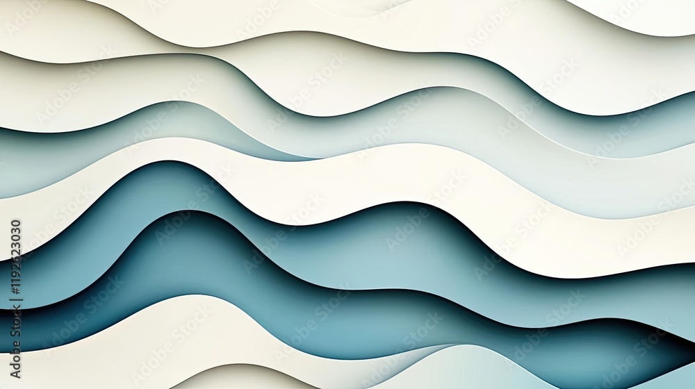 Poster triangle abstract background idea. abstract layered waves in soothing colors for creative background