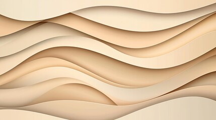 Triangle abstract background idea. Abstract wave background with soft lines in warm beige tones for creative design.