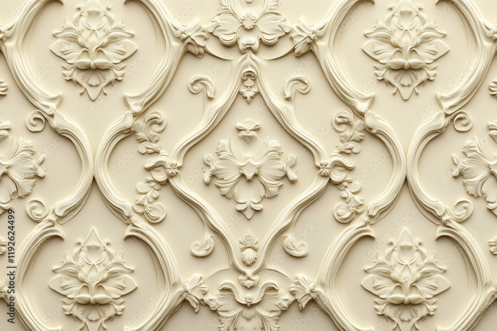 Poster sophisticated classical 3d pattern. ancient ornament. background image. created with generative ai t