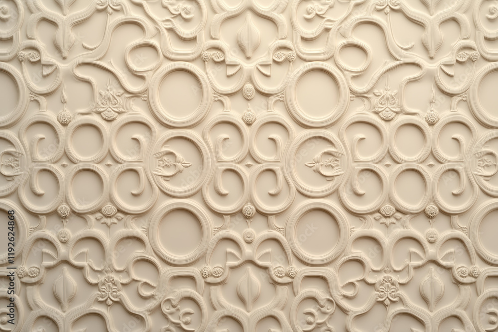 Poster sophisticated classical 3d pattern. ancient ornament. background image. created with generative ai t