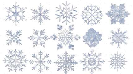 A Stunning Collection of Detailed Snowflake Patterns