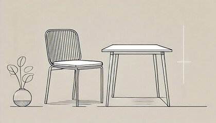 Minimalist Living"
"Geometric Home Design"
"Stylized Furniture"
"Modern Furniture Art"
"Abstract Interior Design"