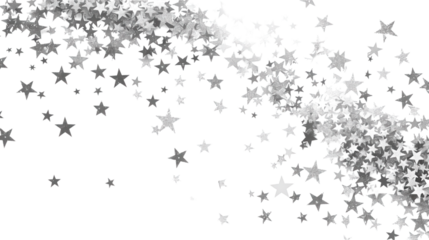 Elegant Silver Stars Graphic Design Background