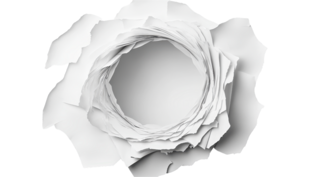 Abstract White Paper Design with Intricate Layers