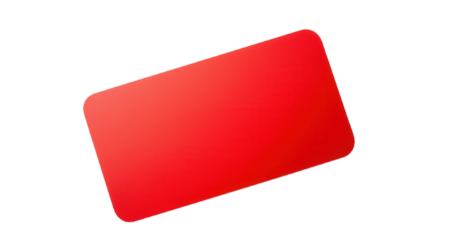 Vibrant Red Rectangle Graphic Design - Powered by Adobe