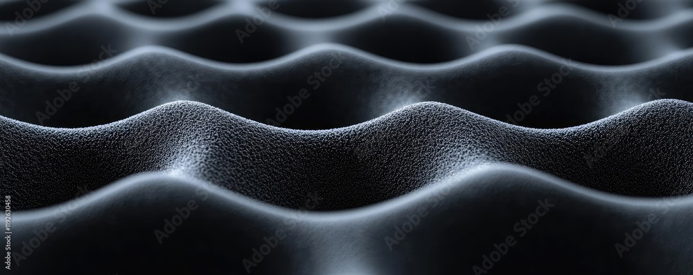 Poster studio absorber concept. abstract textured pattern with waves and shadows in a dark tone for creativ