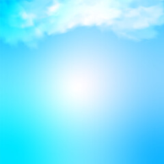 Blue sky background
