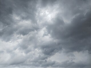 Obraz premium storm clouds timelapse