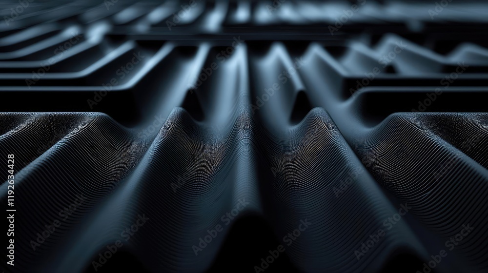 Poster studio absorber concept. close-up view of textured surface in dark tones, showcasing intricate patte