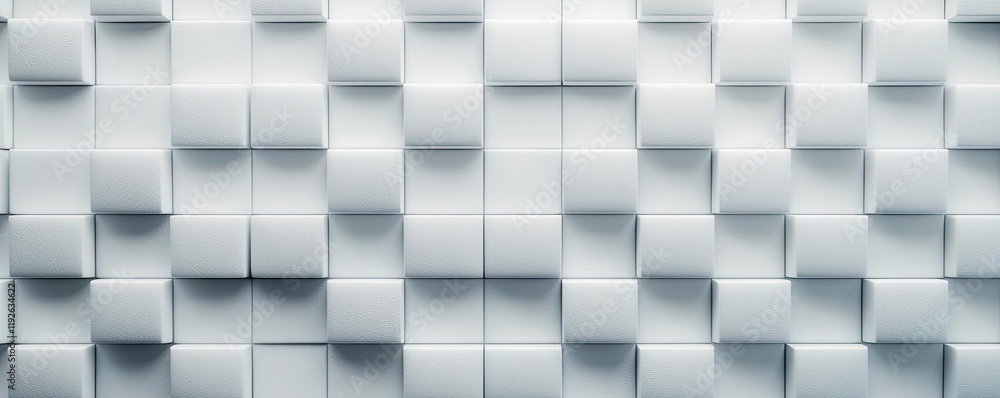 Poster studio absorber concept. abstract wall texture with 3d cubes in a modern minimalist design.