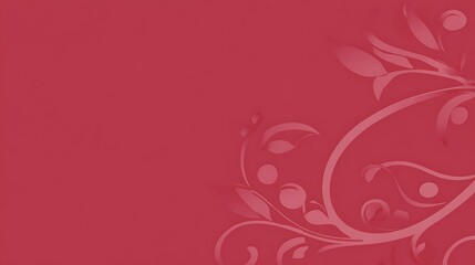 Abstract Red Floral Design Background Image