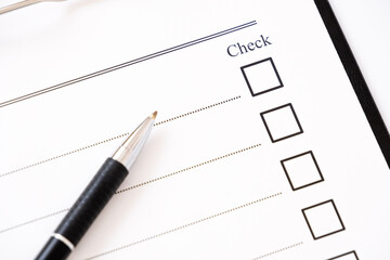 チェックリストやTo do list