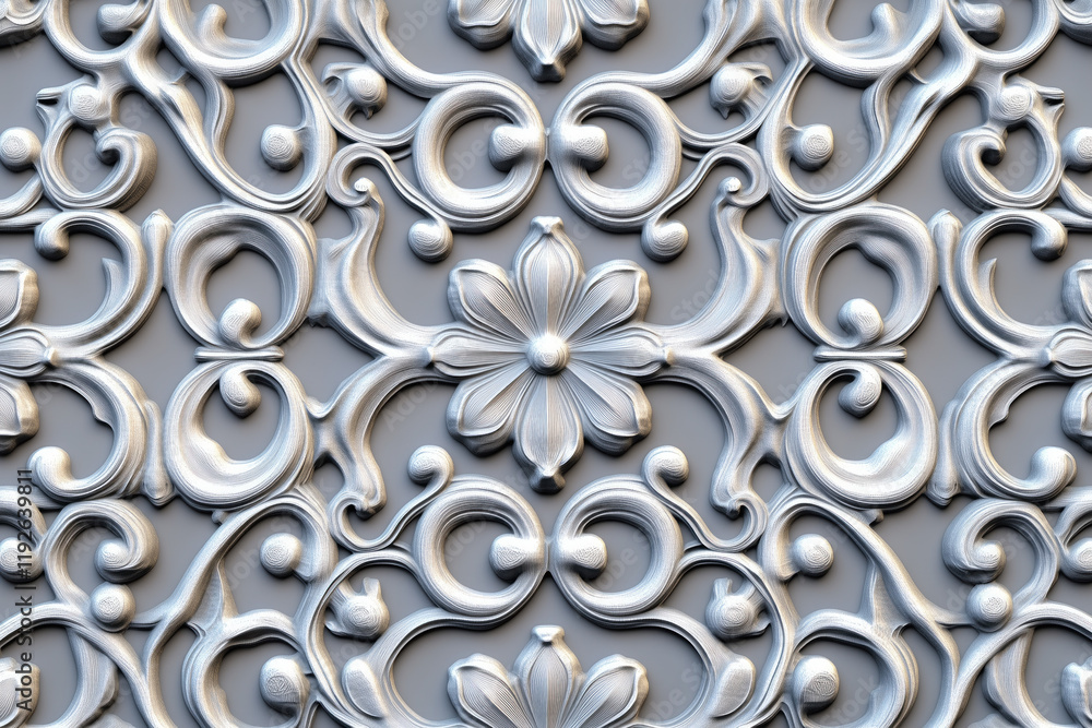 Poster sophisticated classical 3d pattern. ancient ornament. background image. created with generative ai t