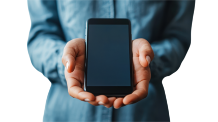 Presenting a Modern Smartphone in Hands