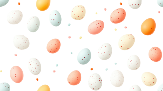 Colorful Easter Egg Pattern Design