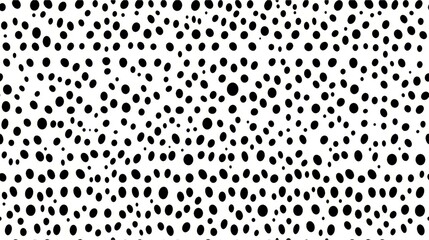 Abstract Black and White Dot Pattern Design