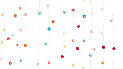 Colorful String Lights for Festive Decor
