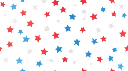 Patriotic Stars Pattern Background Design