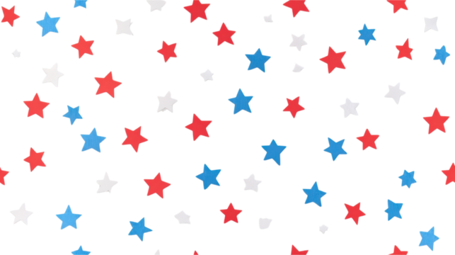 Patriotic Stars Pattern Background Design