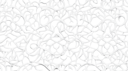 Intricate Abstract Pattern Design - Black and White Graphic