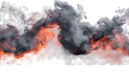 Abstract Smoke and Fire Art: A Visual Symphony of Colors