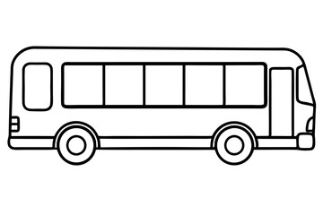 City Bus Line Drawing