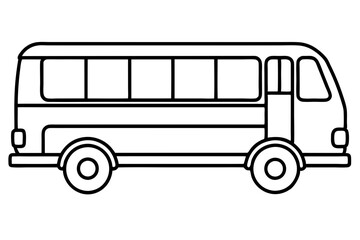 City Bus Line Drawing