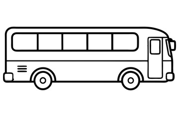 City Bus Line Drawing