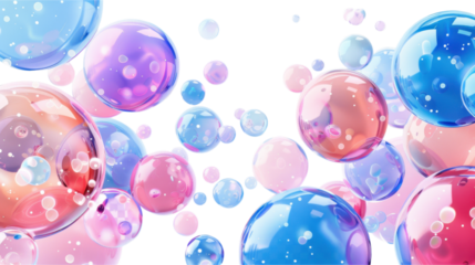 Abstract Colorful Bubbles Design - A Vibrant Sphere Display