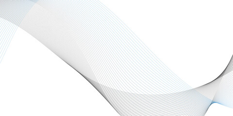 Abstract colorful wave and curve lines with technology background. Abstract frequency sound wave technology and science background. Wavy banner, template design.	