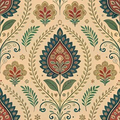 seamless pattern with flowers