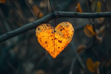 The shape of a love heart. Generative AI	