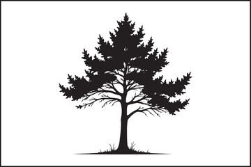 Cedar Tree Silhouette Bundle