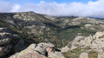 Cuerda larga vista desde Collado de los pastores en La pedriza