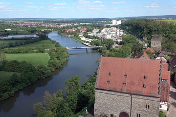 Blick vom Blauen Turm in Bad Wimpfen