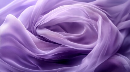 Draped Purple Sheer Fabric Soft Texture Background