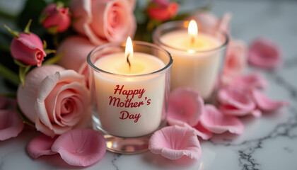 Romantic Mother's Day Candlelight Setup