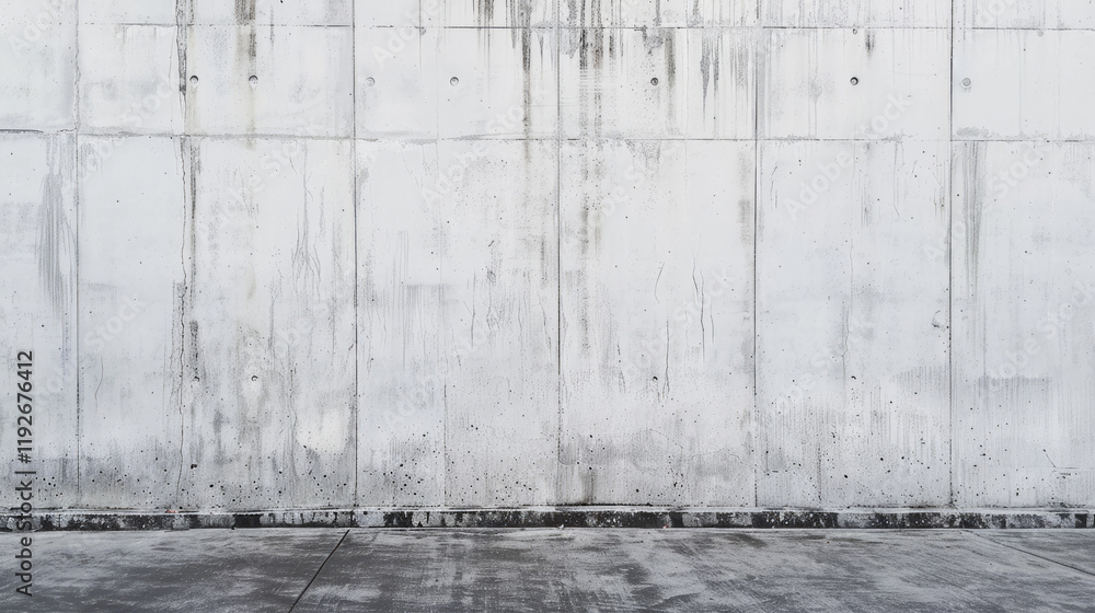 Poster text space on a textured concrete wall with a subtle gray tone suitable for presentations and design