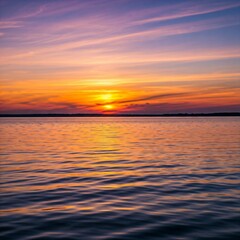 Obraz premium sunset over the sea