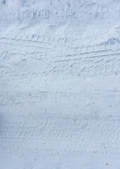 Aerial view of snow from above. snow texture