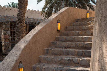 Stone Staircase Leading to Khasab Fort