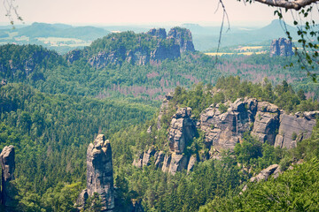 Häntzschelstiege in der Sächsischen Schweiz, Deutschland