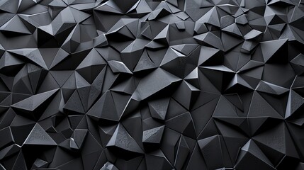 Fototapeta premium A 3D render of geometric shapes forming a symmetrical design.