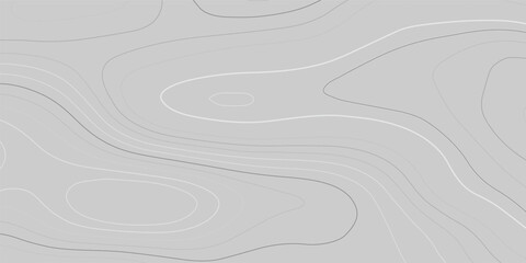 Abstract wavy topographic map. Abstract wavy and curved lines background. Abstract geometric topographic contour map background.	