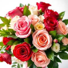 Fototapeta premium Rose flower Digital, Rose flower pirmeam designe ai gnarater.